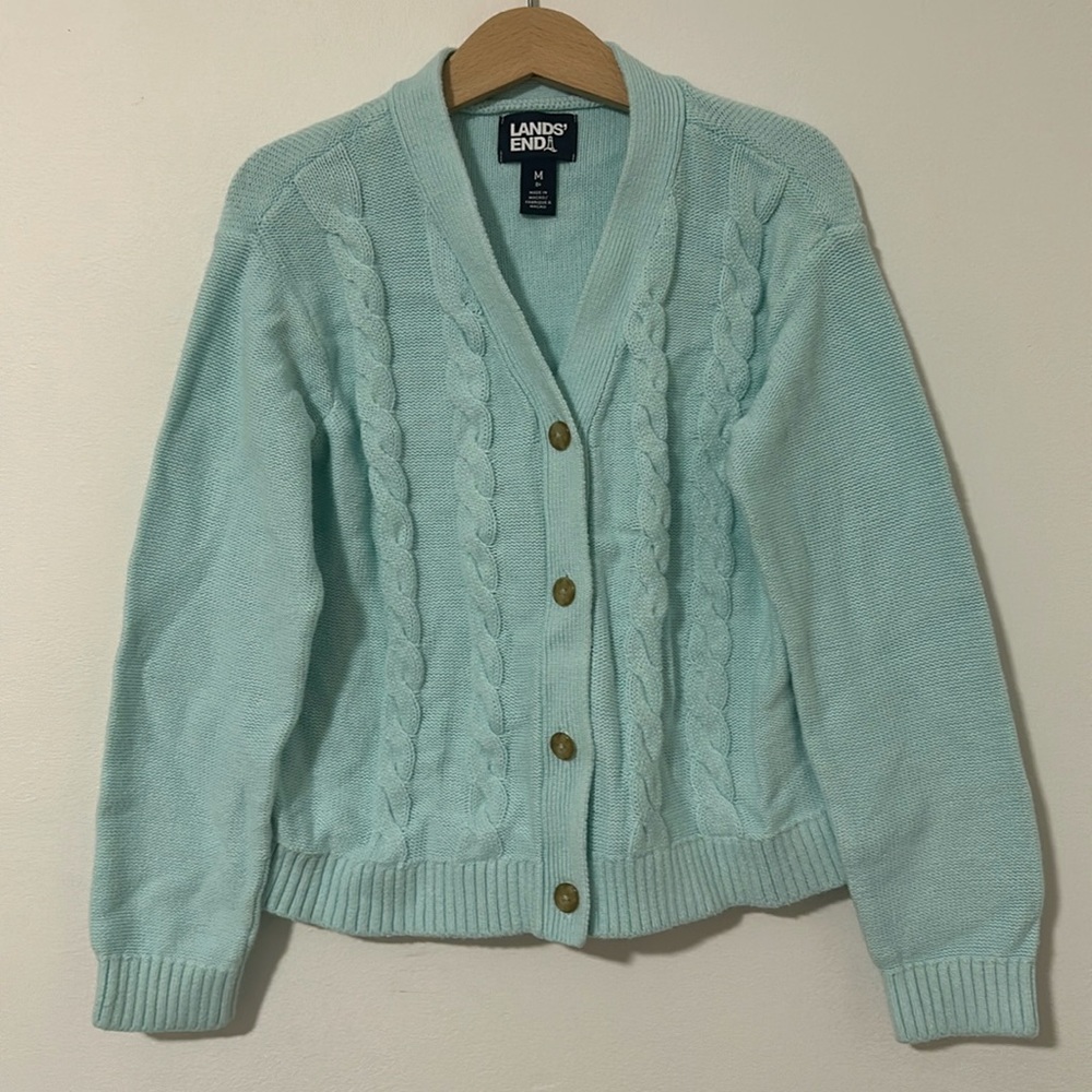 Kids Medium size 8 Land's End cardigan